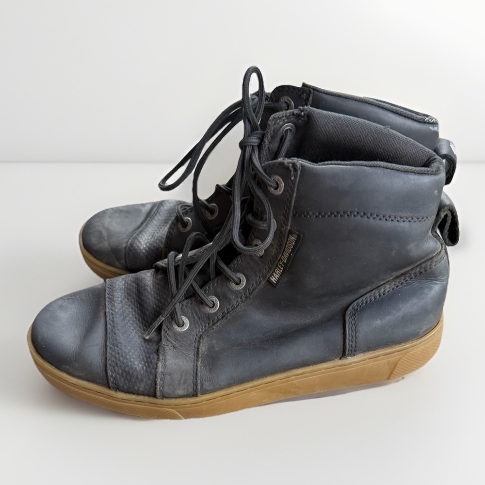 Harley Davidson Breman D96260 Leather Sneaker Boots Mens 9